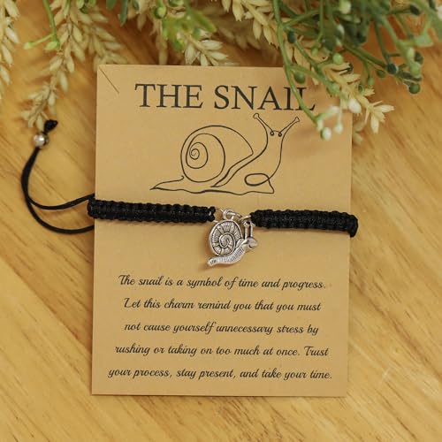 MAOFAED Snail Handmade Bracelet For Men & Women - Symbol of Time & Progress - Gift for Snail Lovers2
