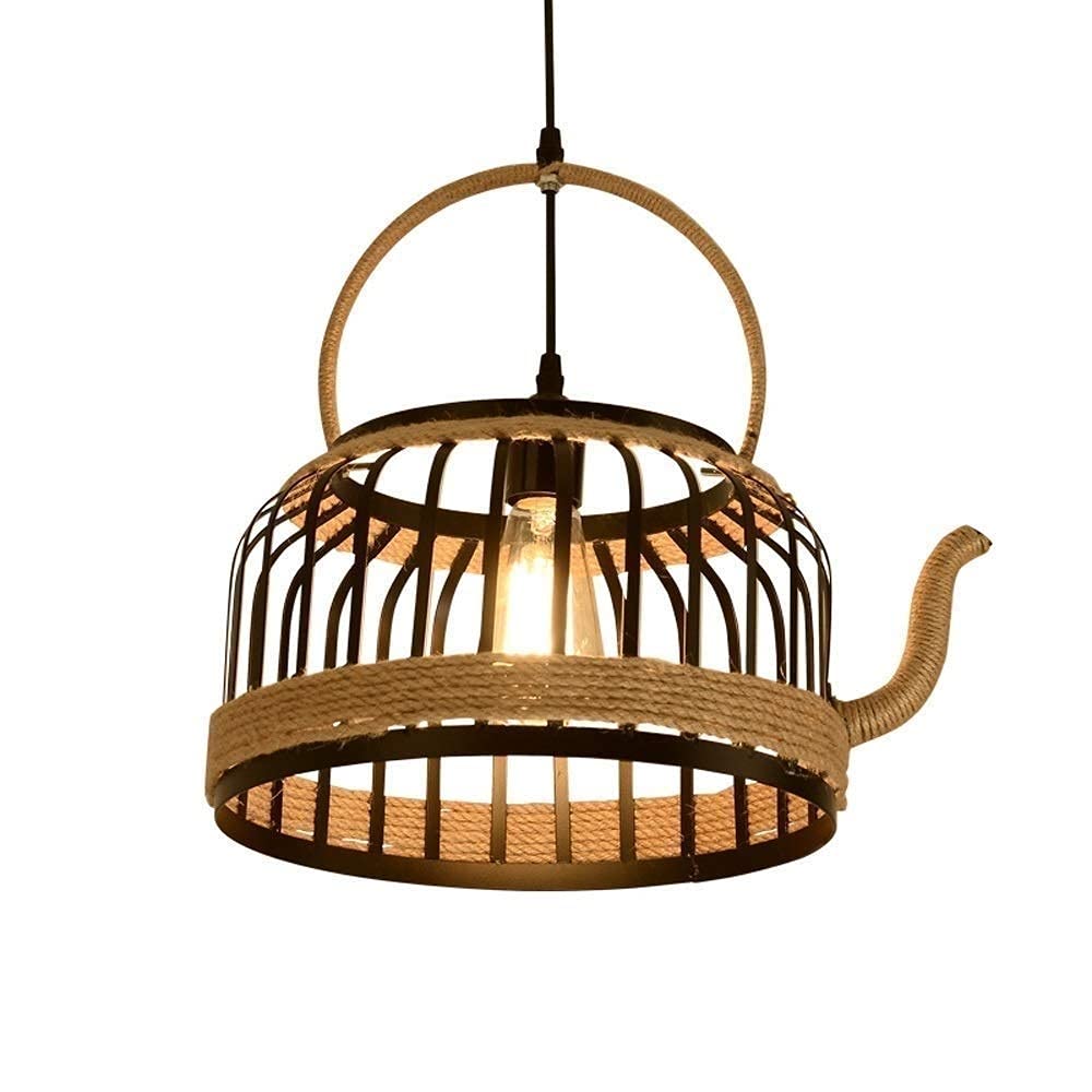 Plafonnier rétro en métal style industriel vintage pour décoration îlot