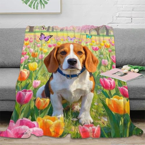 Plaid Beagle chaud pour vos soirées cocooning et nuits de camping - 3