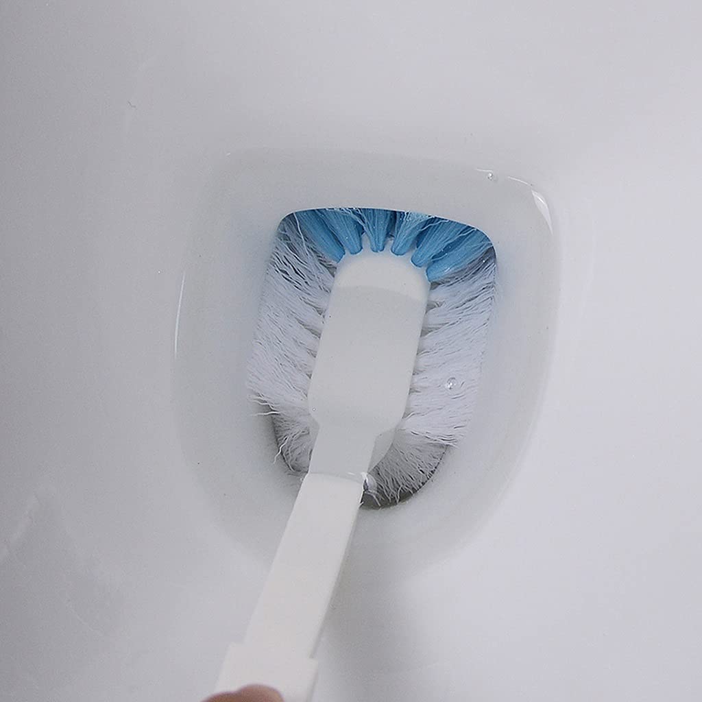 Szczotka WC Uchwyt szczotki toaletowej Kreatywny Dwu w jednym WC Szczotka do czyszczenia Toalety Dradze Czyszczenie Łazienka Długa Obudowa Miska WC Set Szczotka łazienkowa i uchwyt