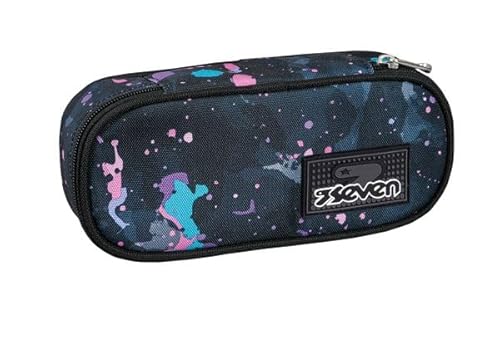 Portapenne Scuola Round Plus ISCHOOLPACK Bustina Ovale Con Tasca Interna ed Elastici Porta Penne Accessori Zaino Elementari Medie Superiori Ragazzo Ragazza blu