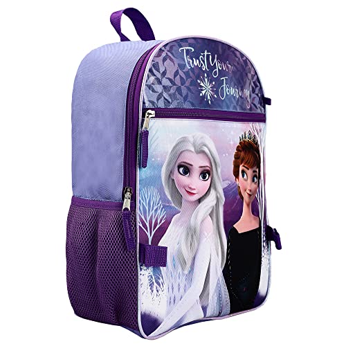 BIOWORLD Womens Frozen 4-Piece Backpack Set (Little Kid/Big Kid), White, One size4