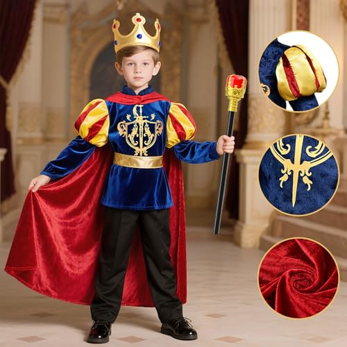 Disfraz Completo Niño Príncipe Azul Talla 10-12 Años miniatura 3
