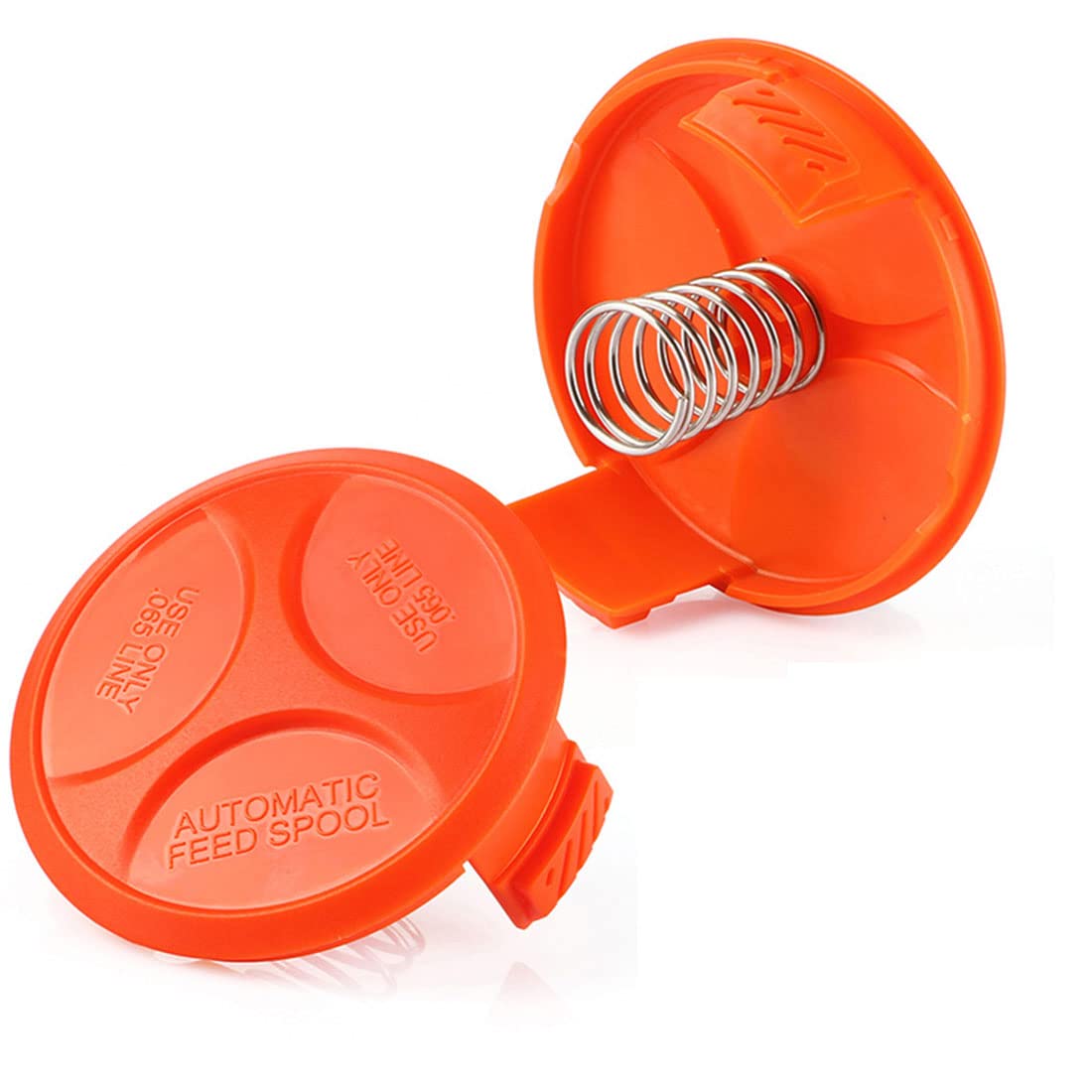 2Pcs Trimmer Spool Cover, Grass Trimmer Spool Cap Lawn Mower Replacement Part for Black & Decker BDST182ST1 GL340 ST5530