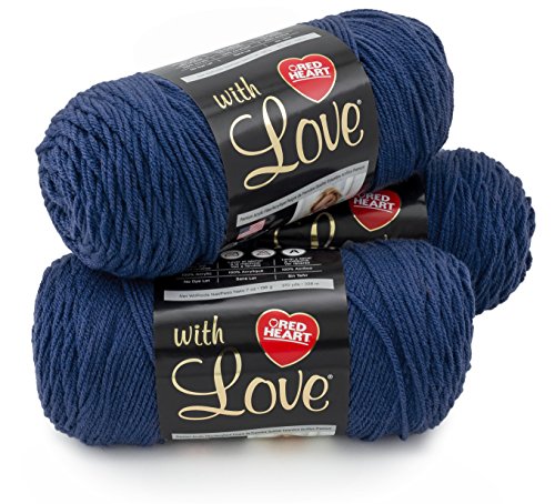 Image of Red Heart With Love 3 Pack, 3-Pack-True Blue 3 Count