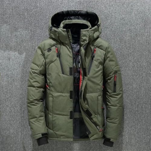 Men Winter Jacket White Duck Down Parka Casual Goose Feather Men's Winter Coat Hood Thick Warm Waterproof Jackets2
