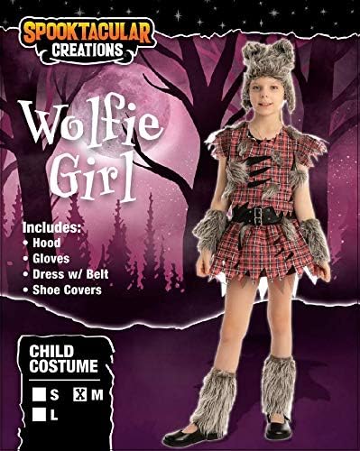 Miniatura 5 de Disfraz de Wolfie de Halloween para niñas disfraz de lobo lobo y lobo
