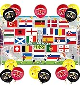 AhfuLife EM Spielplan Poster für Euro Fußball 2024 - A1 Format EM