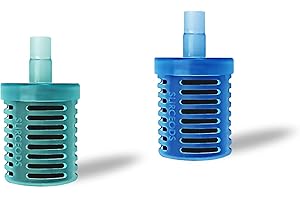 Universal Activated Carbon Water Bottle Filter Replacement for Hiking