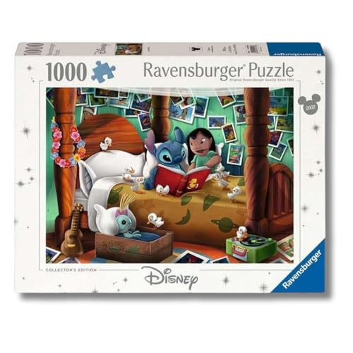 Ravensburger - Puzzle 1000 Pezzi Disney Lilo & Stitch | Puzzle Stitch Per Adulti E Bambini Con Una Misura Di 70x50 Cm | Regalo Per Adulti E Bambini Da 14 Anni E Più