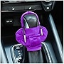 Salior Car Gear Shift Cover,Vivid Gear Shift Knob Hoodie for Car Decorations & Protections,Universal Car Interior Accessories Stick Shift Cover Fits Car Truck SUV (Purple)
