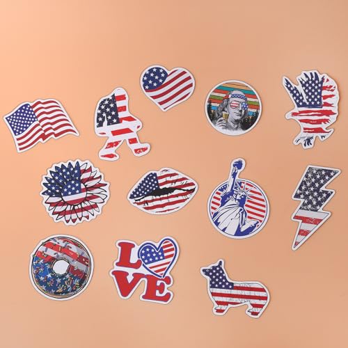 Imán decorativo GTOTd bandera americana pack 12 miniatura 6