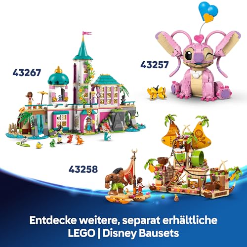 LEGO ǀ Disney Lucky & Penny 101 Dalmatiner - Welpen Spielset – Tierfiguren zum Spielen mit beweglichen Köpfen, Beinen & Schwänzen – Knochen & Fernseher – Geschenk für Mädchen ab 6 Jahren – 43271
