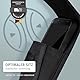 moex Agility Case für Samsung Galaxy A16 (4G/5G) Hülle mit Gürtelschlaufe, Handy Gürteltasche Outdoor Handyhülle, Nylon Gürtel Handytasche, robuste Schutzhülle mit Karabiner, Schwarz