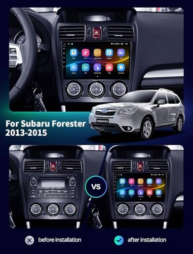 Radio Coche 2 DIN para viajar con Carplay inalámbrico en tu Subaru Forester 4 2