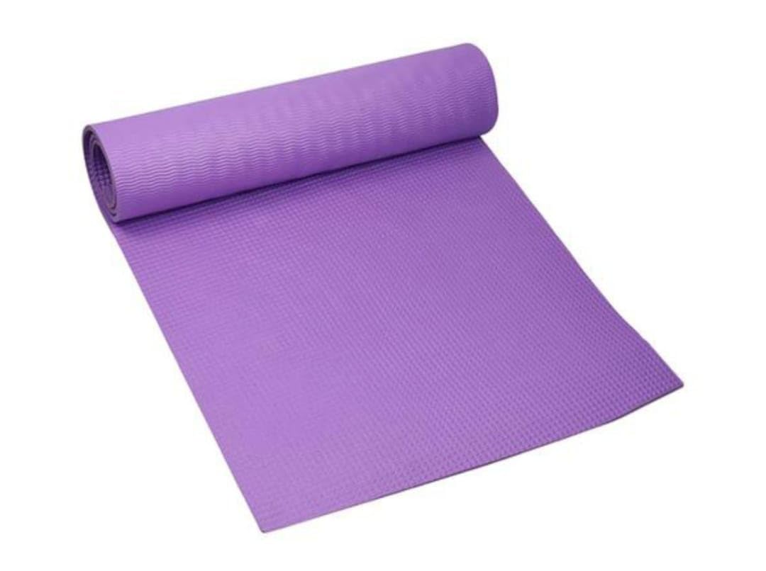 Anti-Skid Yoga Mat For Home Gym & Outdoor Workout, Soft, Easy to Fold, Water-Resistant (4mm) (Purple) (B0CTMB5SQG) Amazon Price History, Amazon Price Tracker