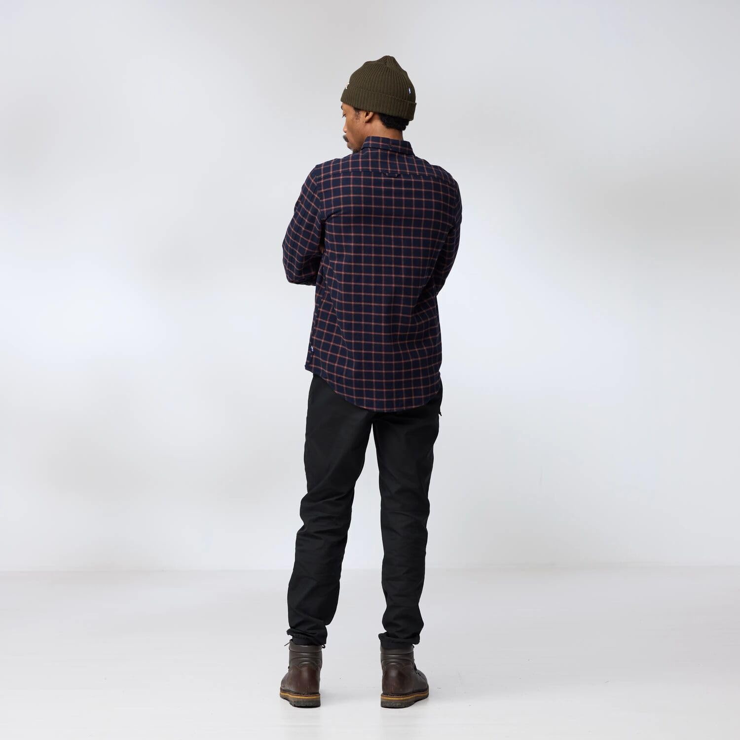 Fjällräven Męska koszula flanelowa Övik M, Chalk White/Laurel Green, M, Chalk White/Laurel Green, M