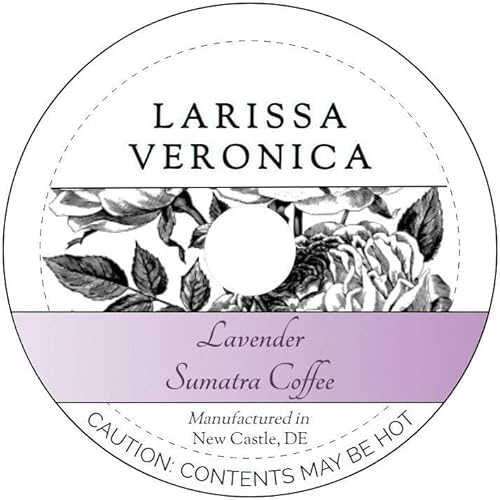 Lavender Sumatra Coffee (Single Serve K-Cup Pods) (Gourmet, Naturally Flavored,