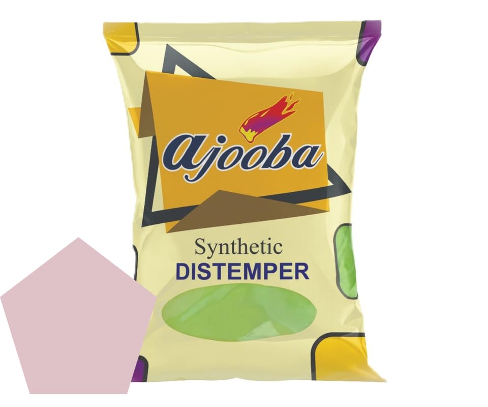 Image of Ajooba Synthetic Distemper Wall Paint | Smooth Finish | High Coverage | Interior Wall Paint | Easy Application