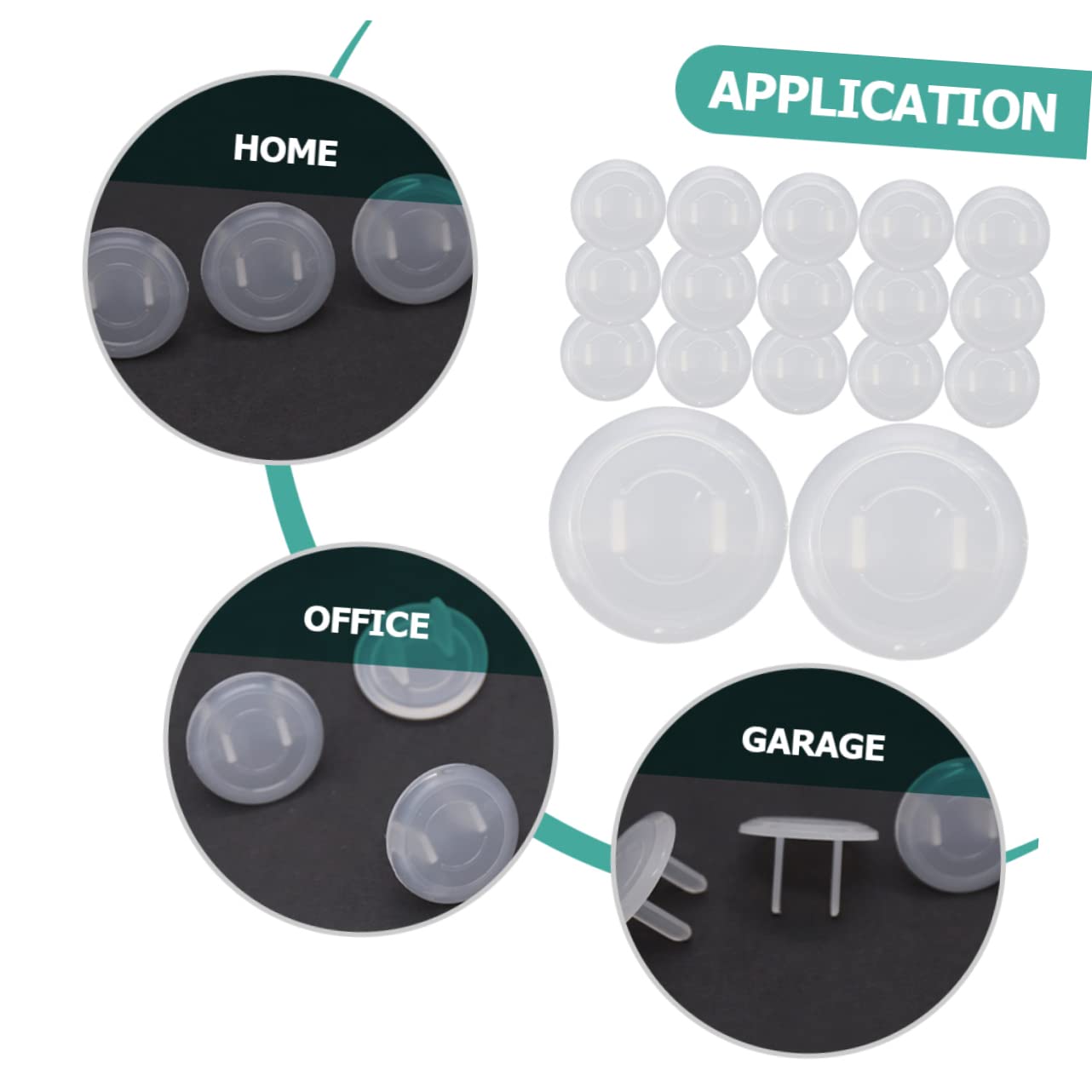 120pcs Boy Girl Covers Easy to Install Outlet Protectors for Boys and Girls Transparent Electrical Safety Caps for Proofing Home Sockets Compatible Outlets