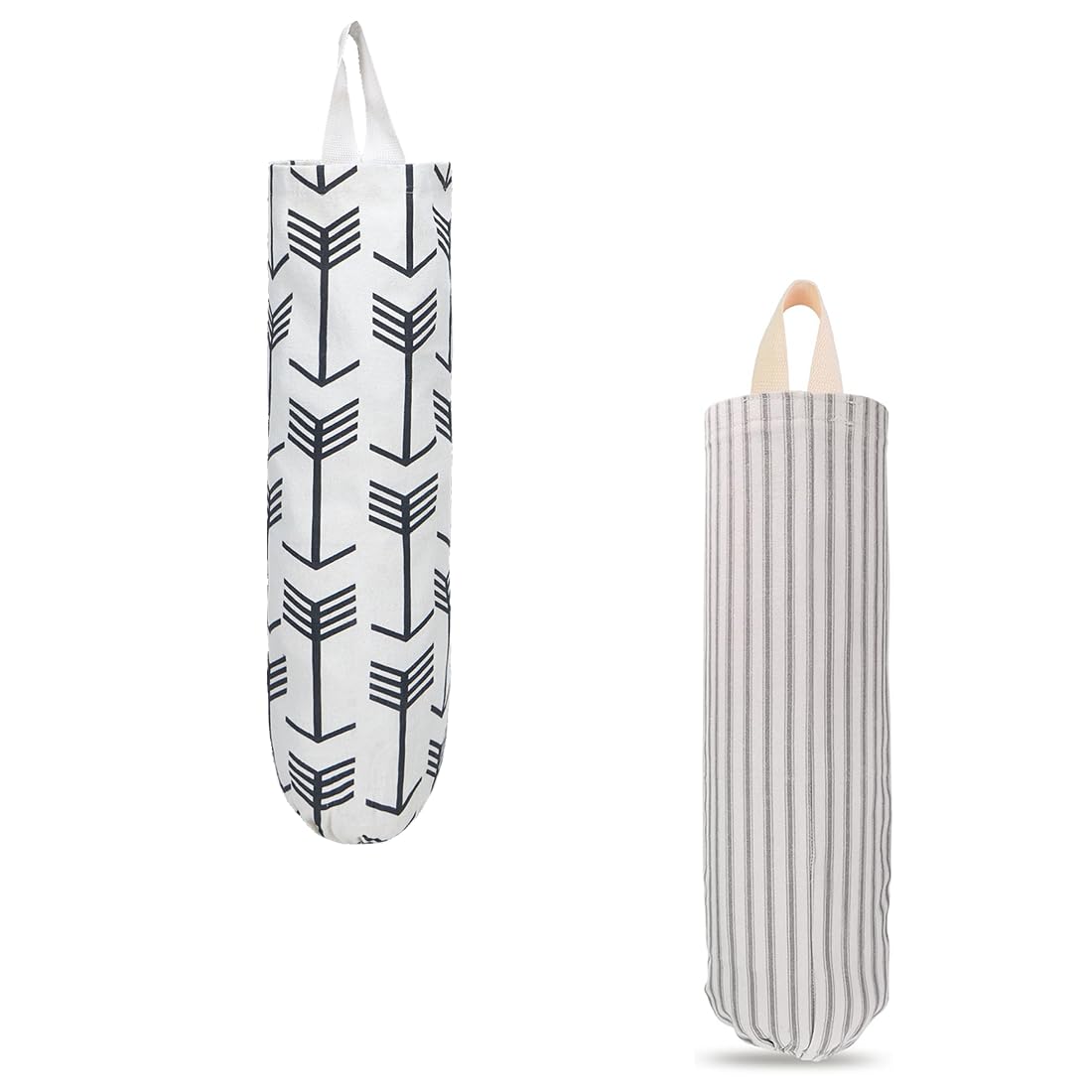 TOGETRUEPlastic Bag Holder, Reusable Wall Mount Grocery Bag Holder, Washable Trash Bag Oranizer for Home Kitchen Pantry Decor…