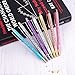 Jxueych 7 Pcs Funny Ballpoint Pen Set Gift for Coworker, Days of The Week Daily Glitter Pen, Black Ink Medium Point 1.0 Mm Smooth Writing