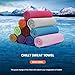 Peicees 20Pcs 40x12'' Microfiber Neck Cooling Towels Sports Sweat Towels Headband for Travel Beach Swimming Camping Climbing Gym Yoga Workout Backpacking, Quick Dry Super Absorbent Compact Lightweight