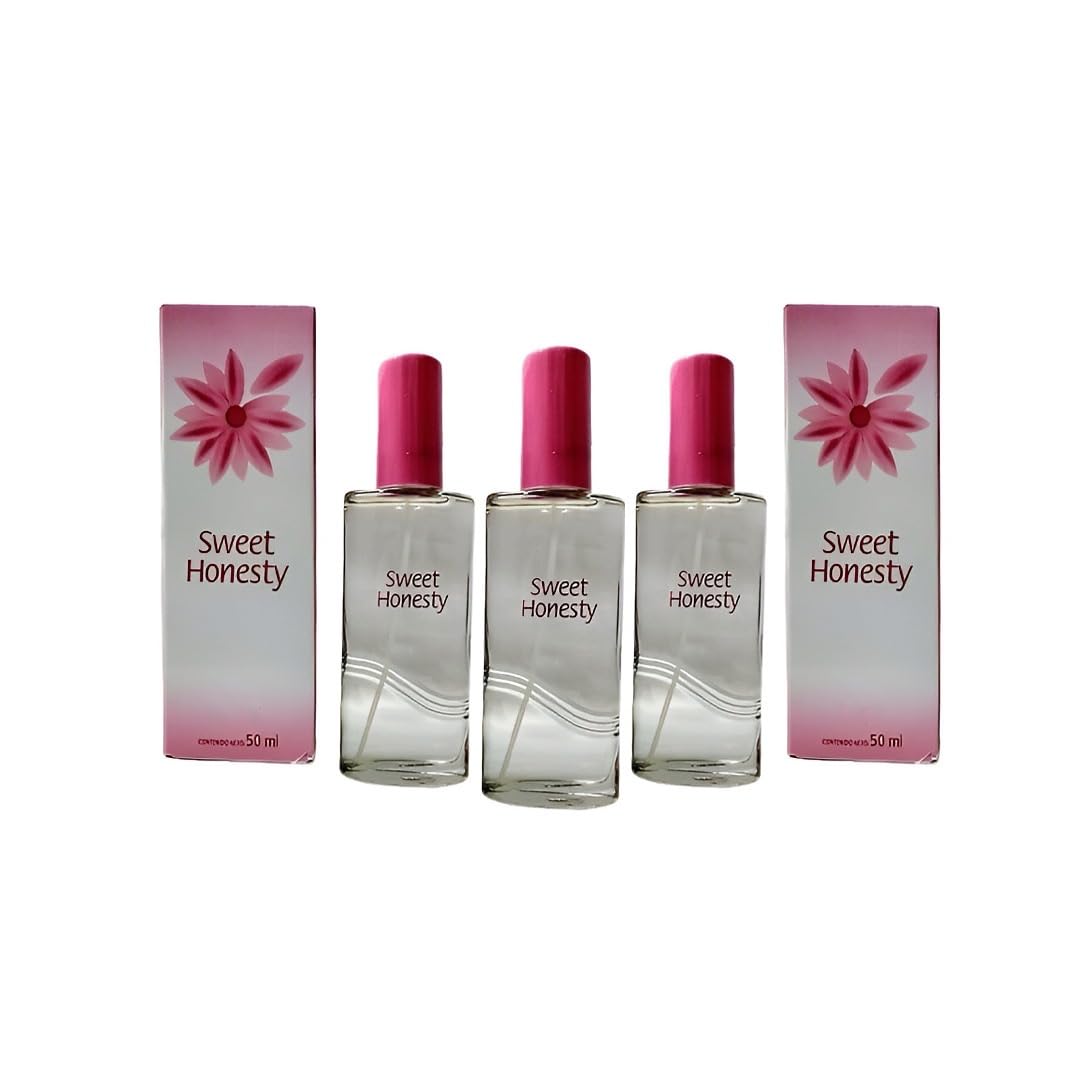 Sweet Honesty Colonia Spray para Mujeres Colonia para Dama 50ml set de 3