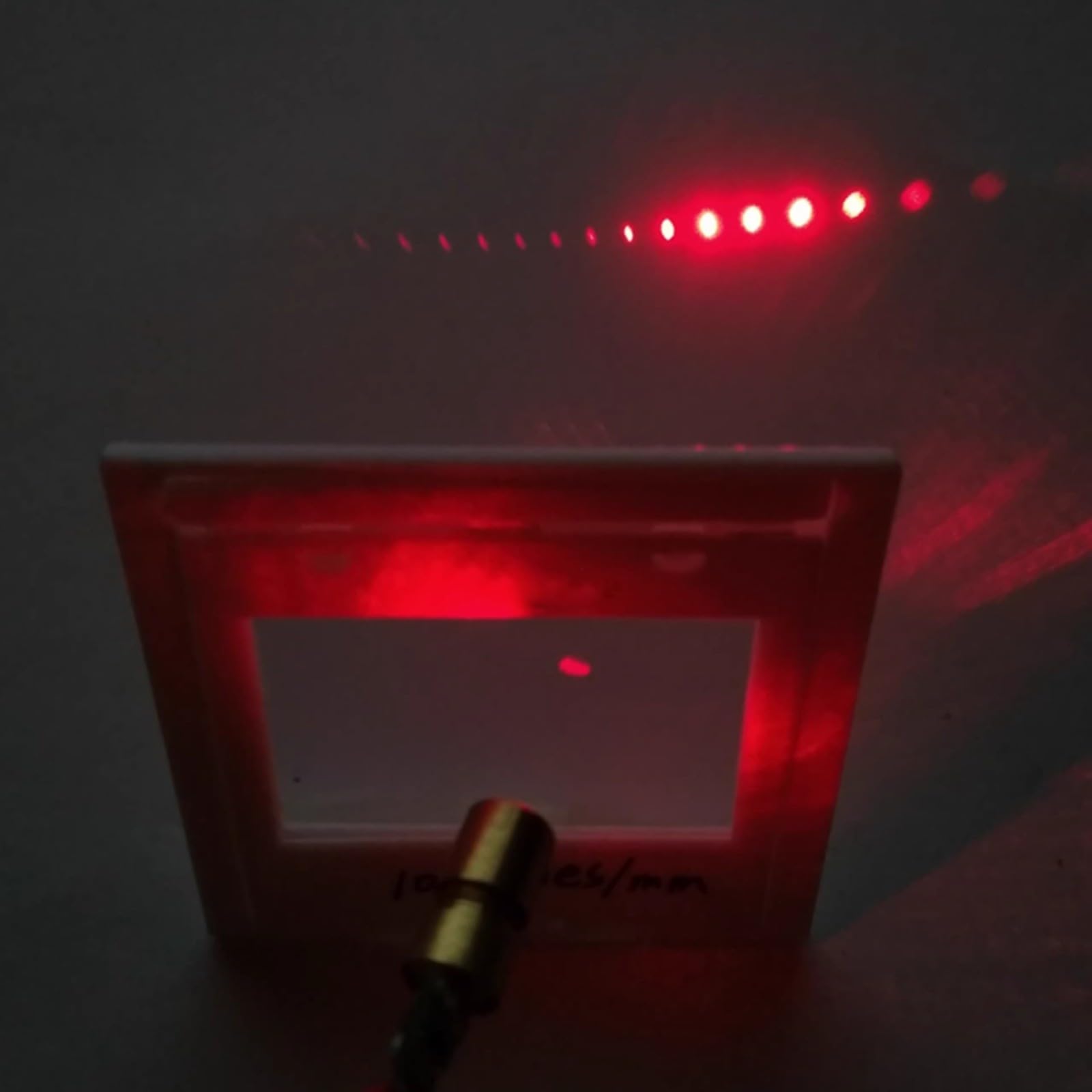 Réseau de diffraction, ligne de diffraction de transmission spectrophotomètre pour spectroscopie/expérience de spectroscopie/démonstration pédagogique émetteurs-récepteurs de