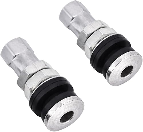 Miniatura 5 de Válvula de neumático, 10 piezas TR161 de metal para automóvil, camión, motocicleta, perno en válvula de neumático de neumático, tallos cortos con