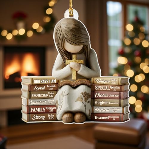 Christmas in July Decorations, God Says I Am Christian Christmas