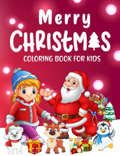 A Very Merry Christmas Coloring Book for Kids Ages 4-8 2023: A Christmas Coloring Book for Kids Featuring +50 Pages Relaxing and Fun Christmas Scenes image 2