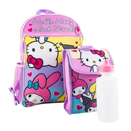Fast Forward Hello Kitty and Friends 5 Piece Backpack Set, 86465