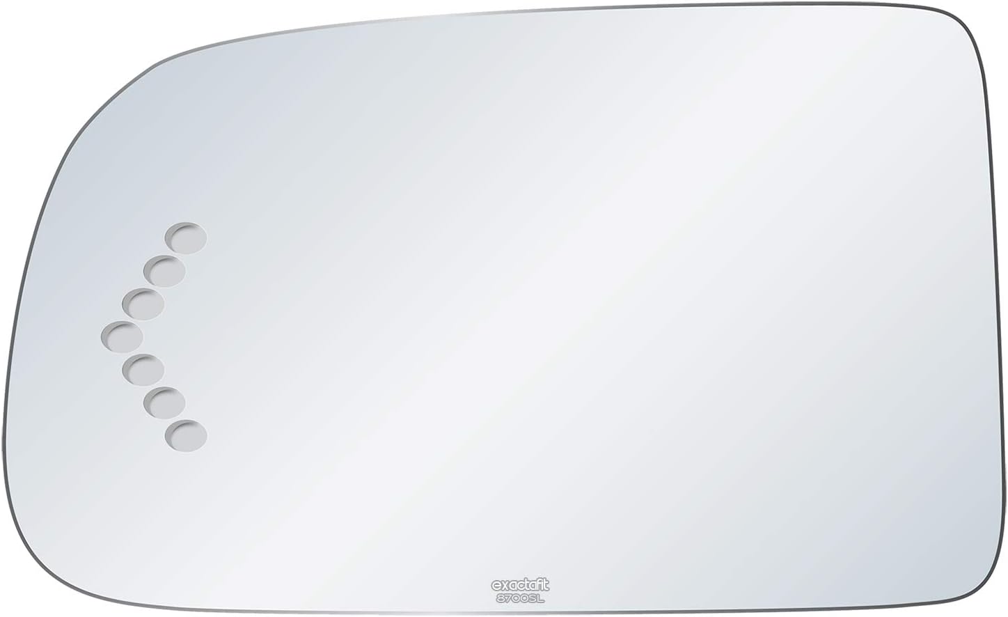 exactafit 8700SL Driver Side Mirror Glass Replacement Repair With Turn Signal Arrow Compatible With Chevy Avalanche Silverado Suburban, GMC Sierra Yukon