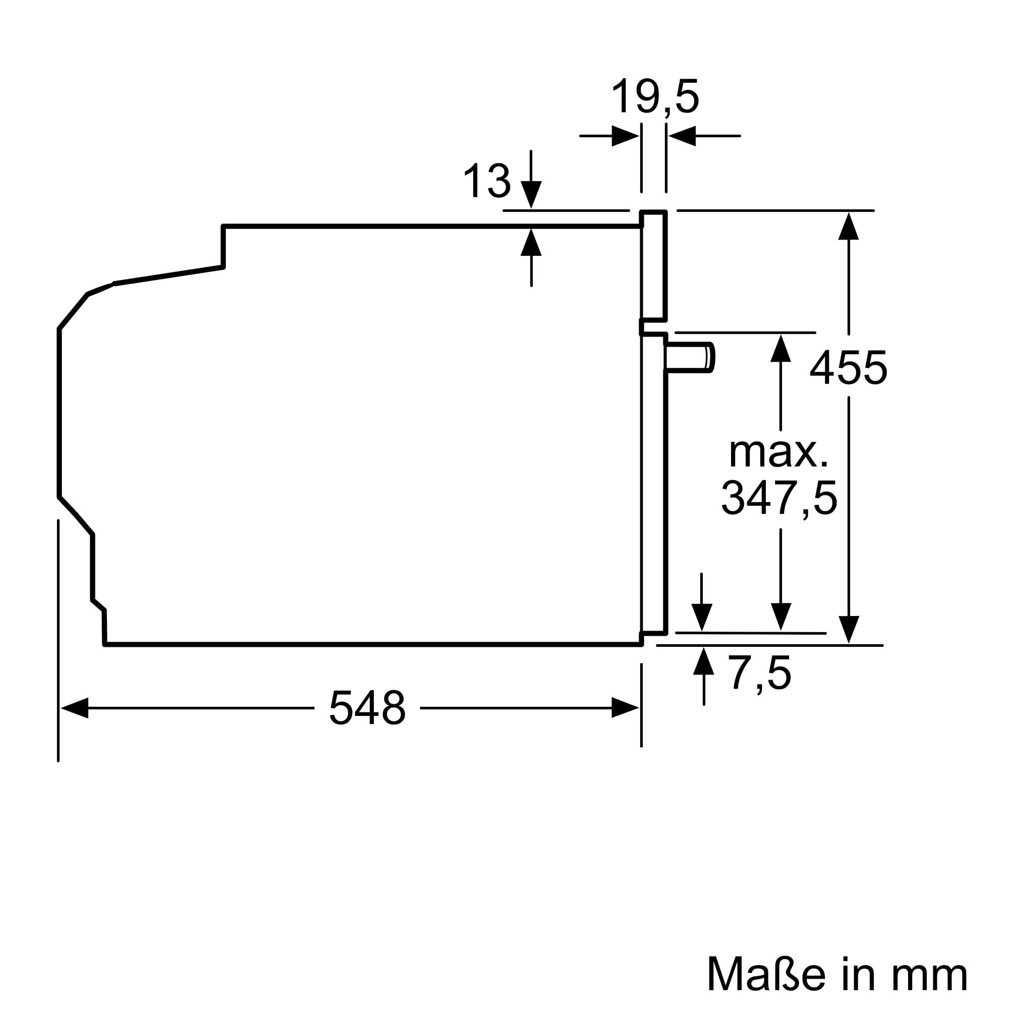 Bosch Serie 8 CMG7761B1 Einbau-Kompaktbackofen mit Mikrowellenfunktion, 45 x 60 cm, Pyrolyse, Air Fry, Schwarz