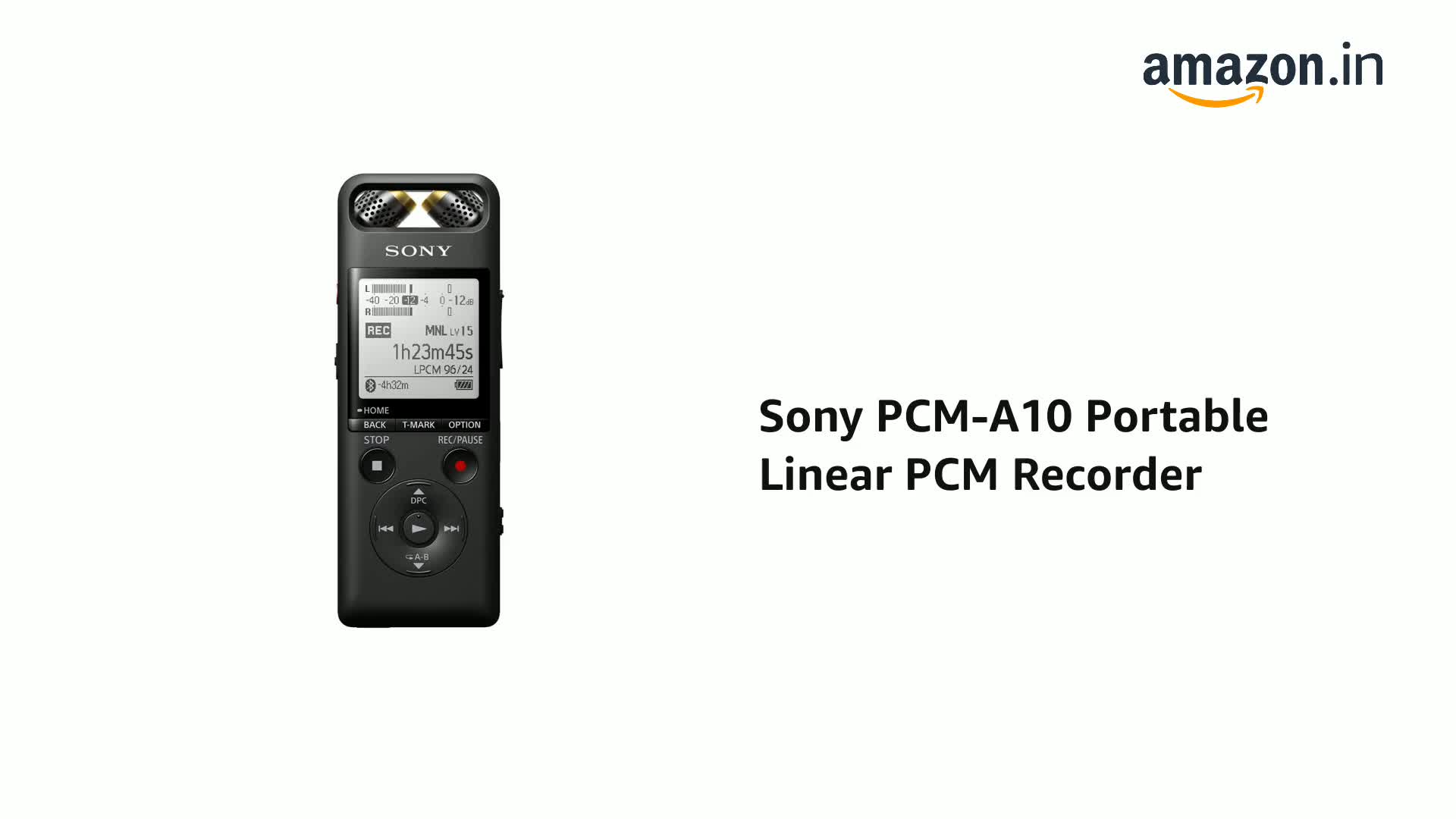 Sony PCM-A10 Portable Linear PCM Recorder : Amazon.in: Office Products