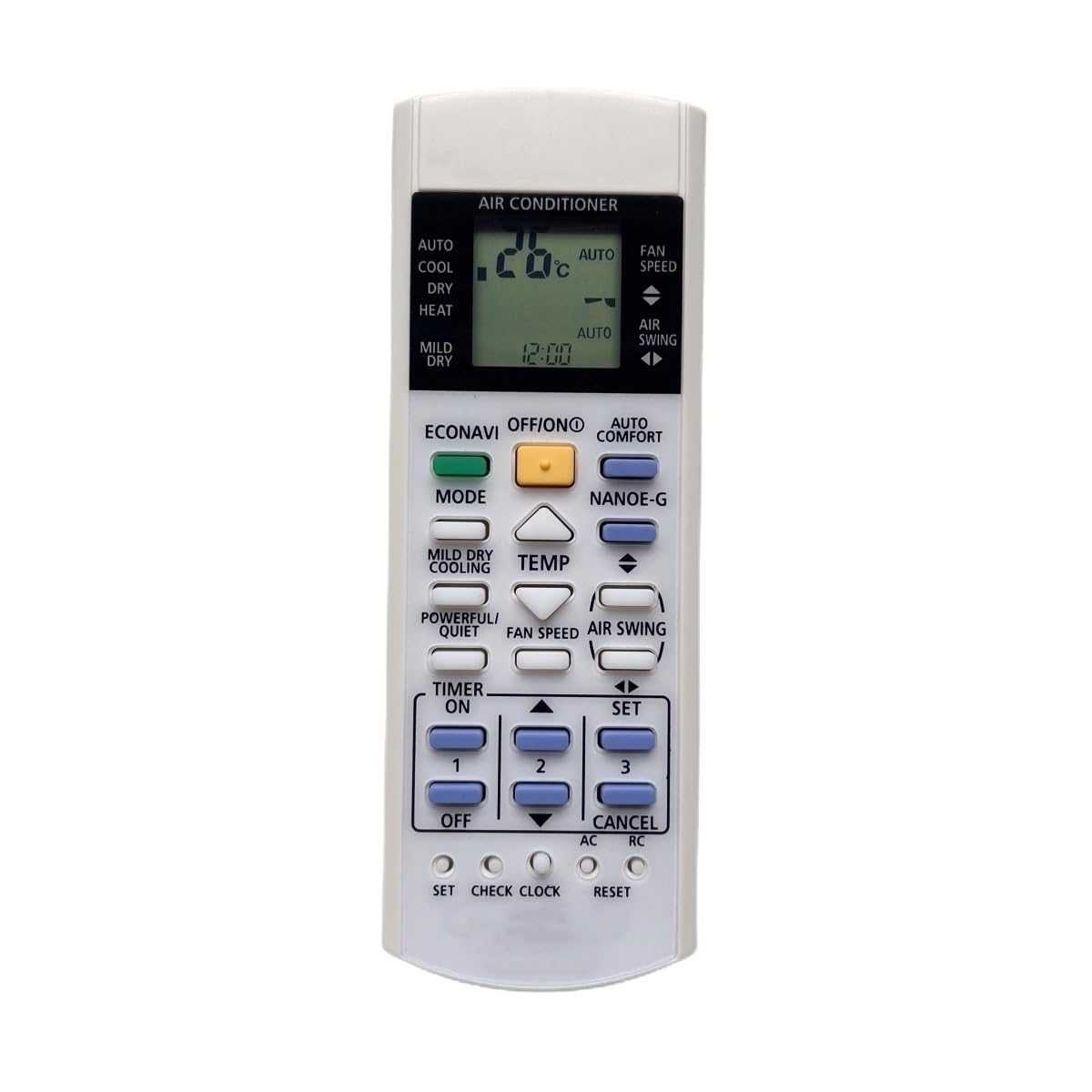 1pc Remote Control For Panasonic CS-E24NKES CS-E12NKEW CS-E9NKEW CS-E15NKE-3 CS-XE15NKE-3 CS-E28NKES AC Air Conditioner