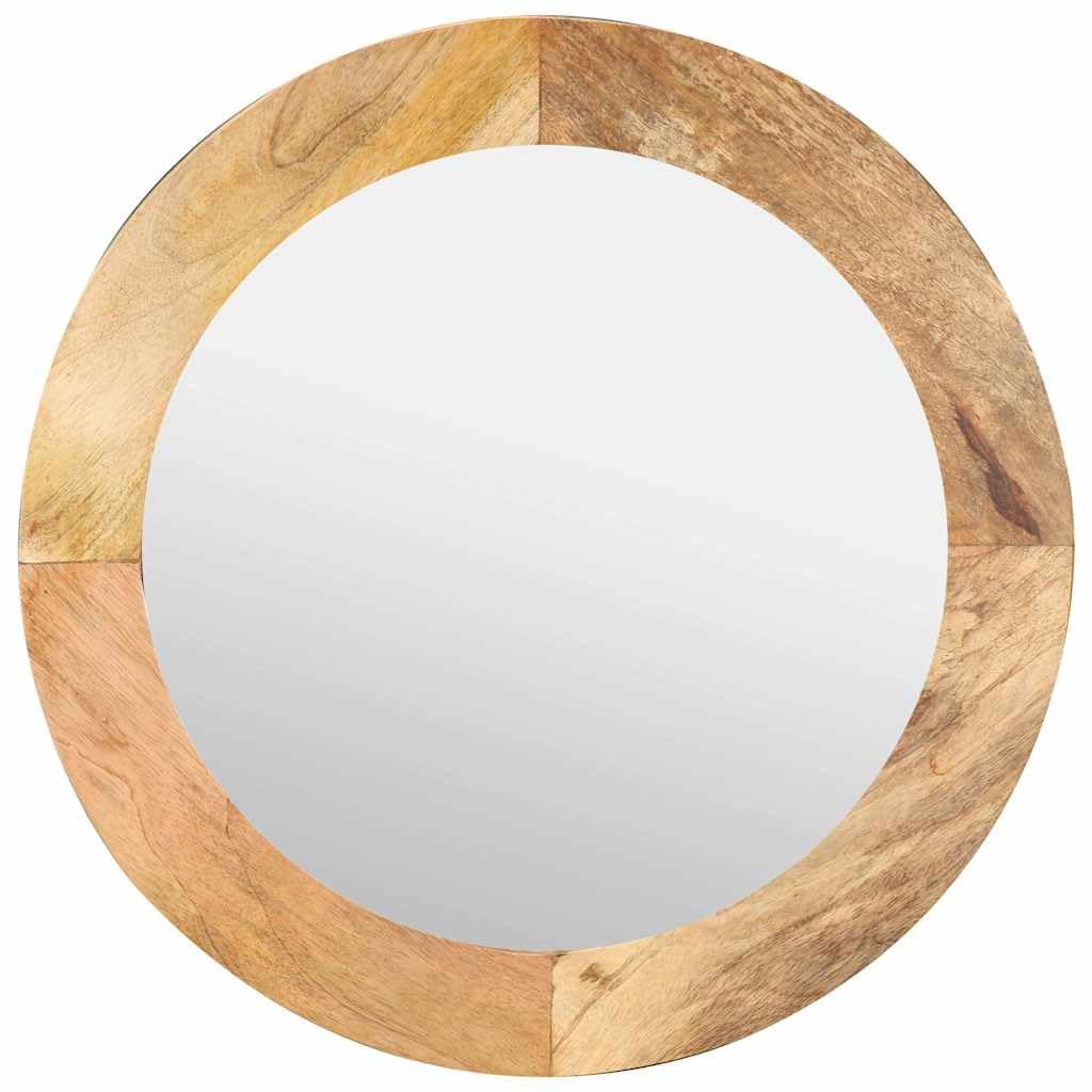 Tavolo da toeletta in legno di mango massiccio, 100 x 50 x 76 cm, con cassetto e specchio, tavolo cosmetico con spazio per camera da letto e bagno, organizer per cosmetici e toeletta