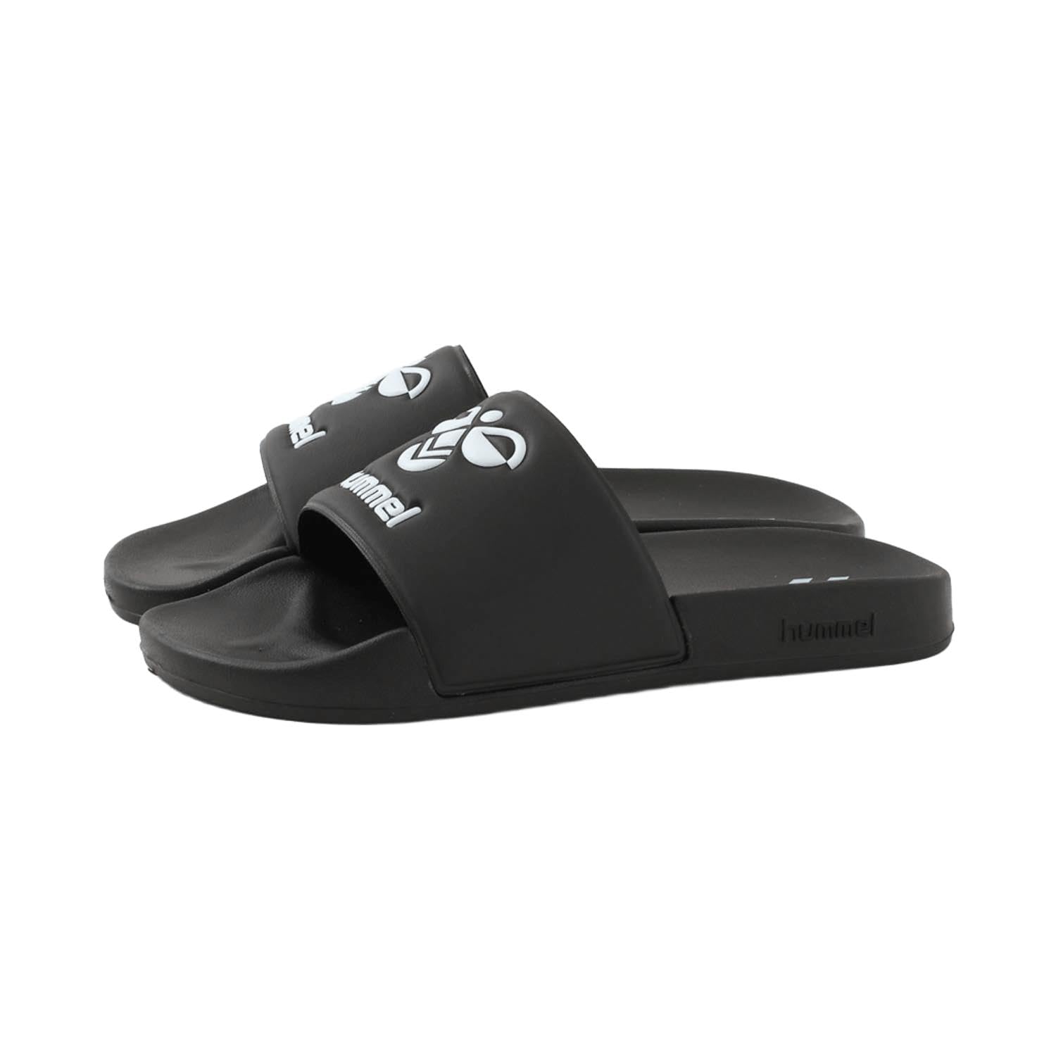 hummel Unisex HML Essential Pool Slide Flip-Flop, Black, 41 EU, black, 8.5 UK