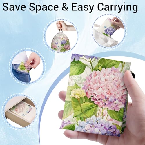 Image of Flower Butterfly Grip Bag for Gymnast Drawstring Athlete Bag for Sport Dance