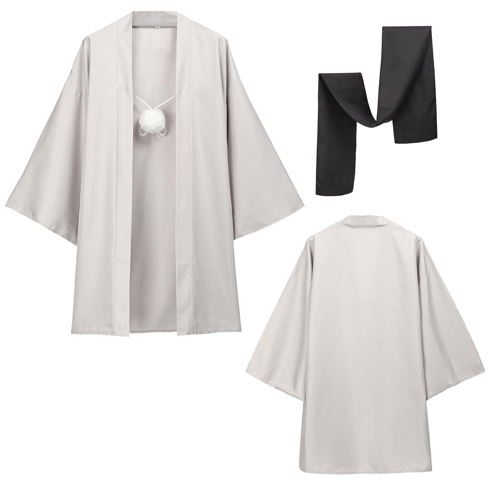 DAZCOS Men Anime Cosplay Costume US Size Haori Kimono Jacket with