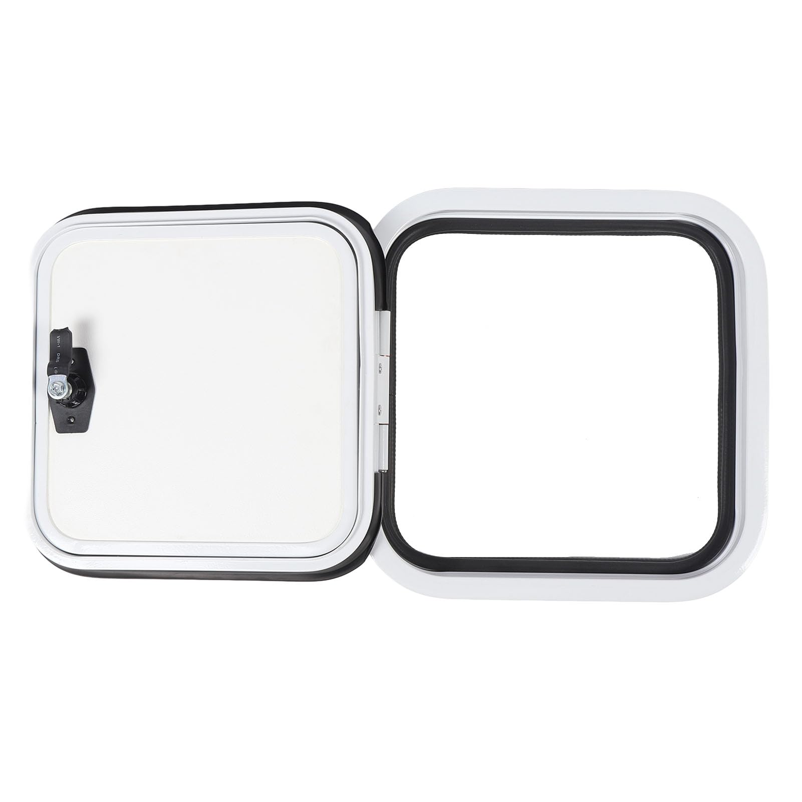 Aramox Porte d'accès pour Camping-car, Cadre en Alliage d'aluminium Robuste 14X14 Pouces avec Verrouillage sécurisé pour Camping-cars et Remorques de Voyage