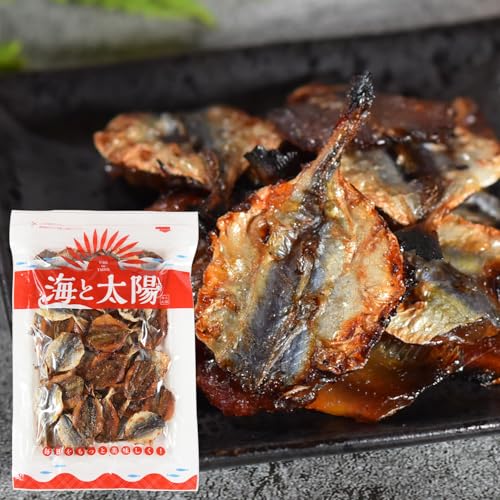 海と太陽<珍味焼あじ 200g> 大容量 香ばしく懐かしい味 焼アジ 甘辛調味 おつまみ チャック袋 焼きあじ