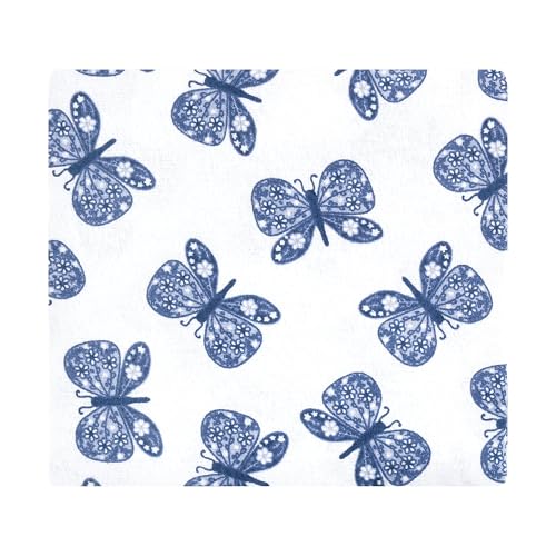 Image of Hudson Baby Unisex Baby Cotton Flannel Receiving Blankets 7-Pack Bundle, Beautiful Butterfly, One Size
