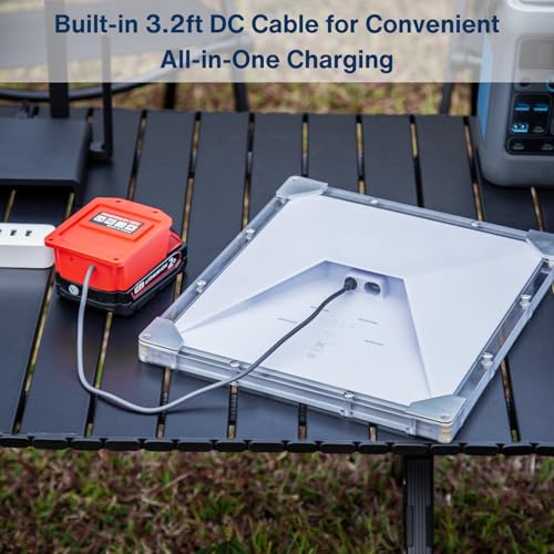 Steinwhale Battery Powered Charger for Starlink Mini Compatible with Milwaukee Batteries, 60W 20V/3A Output, Built-in 3.2FT Waterproof DC Cable, Lightweight and Portable for Outdoor and Emergency Use - Image 3