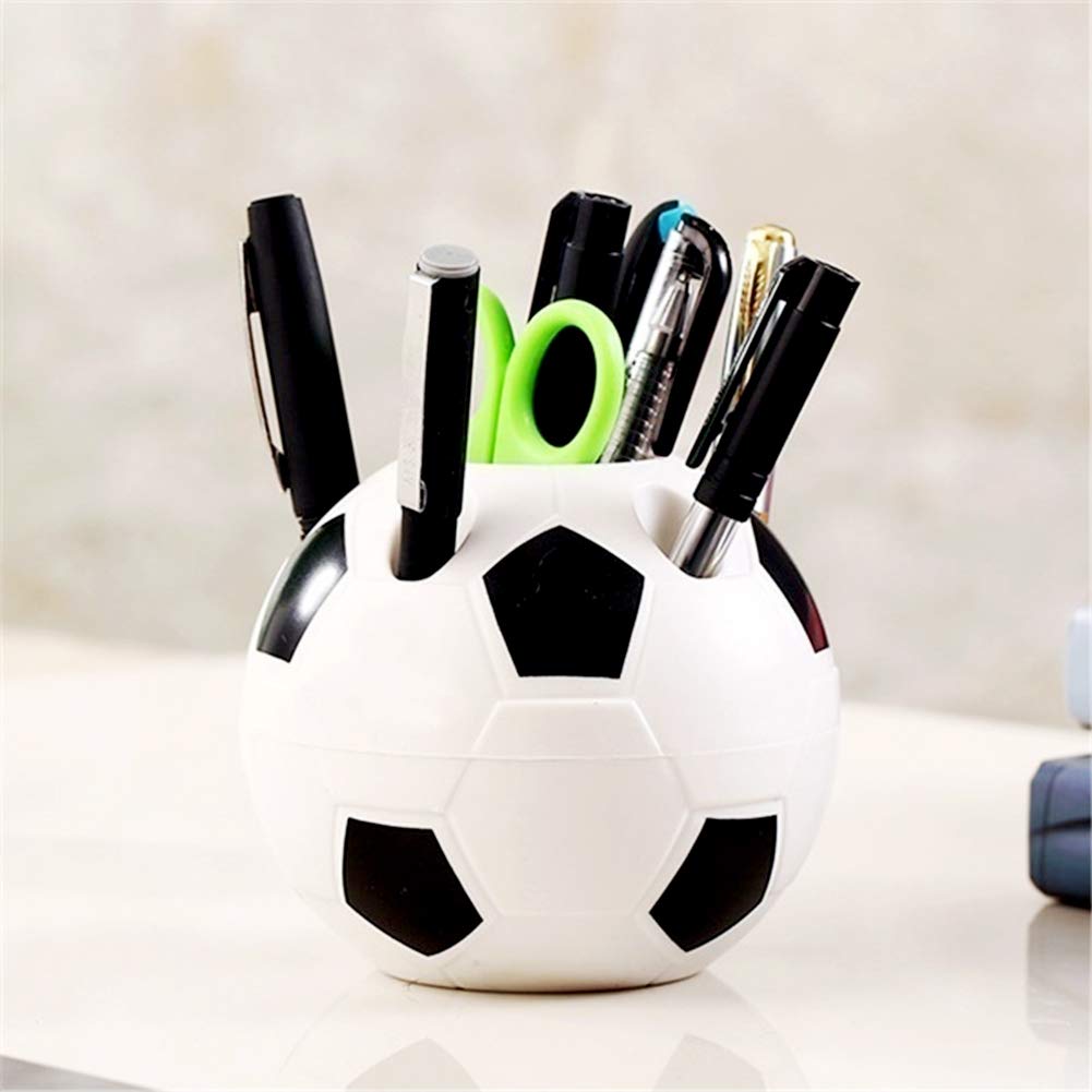 EisEyen Creatieve pennenhouder voetbal kinderen penhouder pennenbox bureau kinderen bureau organizer pennen bureau organizer opbergdoos