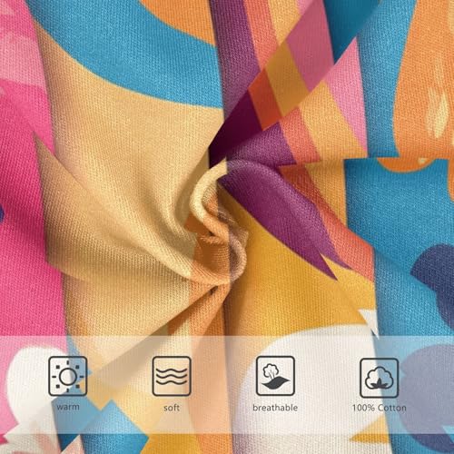 KLL Floral Toddler Boys Comfort Boxer Briefs Breathable Children Panties3