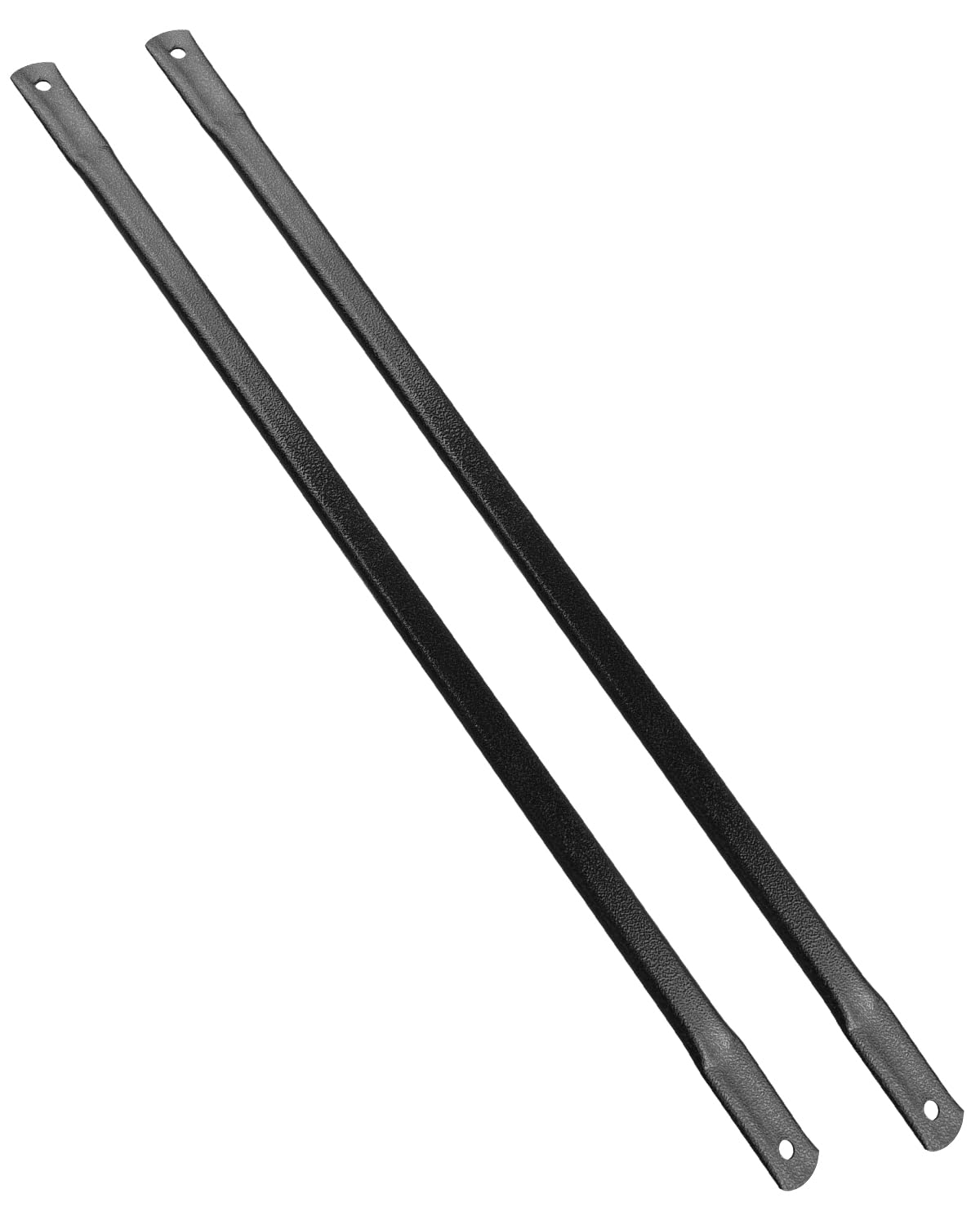 2 Pcs Garden Swing Replacement Bars 90cm/35.4" for Hanging Swing Seat to Frame, Bronze Metal Elliptical/Rectangular Bar, Black