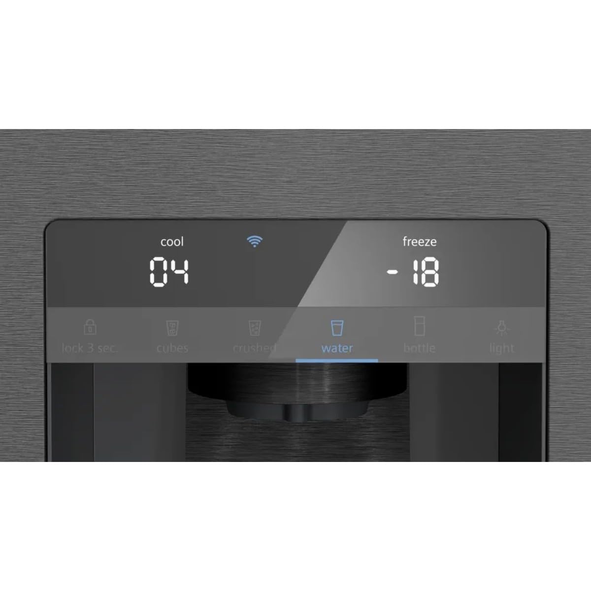 Siemens KF96DAXEA iQ500 - Frigorifero a più porte, 183 x 90,5 cm, raffreddamento da 375 l e congelamento da 199 l, noFrost, hyperFresh 0 gradi, multiAirflow per alimenti e bevande uniformemente