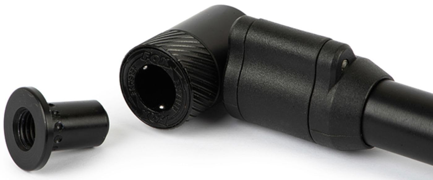 Fox Rutenauflagen für Karpfenruten zum Karpfenangeln Black Label QR Buzzer Bar 3 Rod Adjustable XL